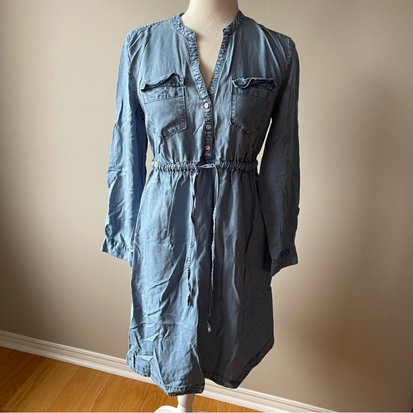 Gap Maternity Denim Dres Long Sleeve XS - Picture 2 of 5